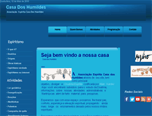 Tablet Screenshot of casadoshumildes.com